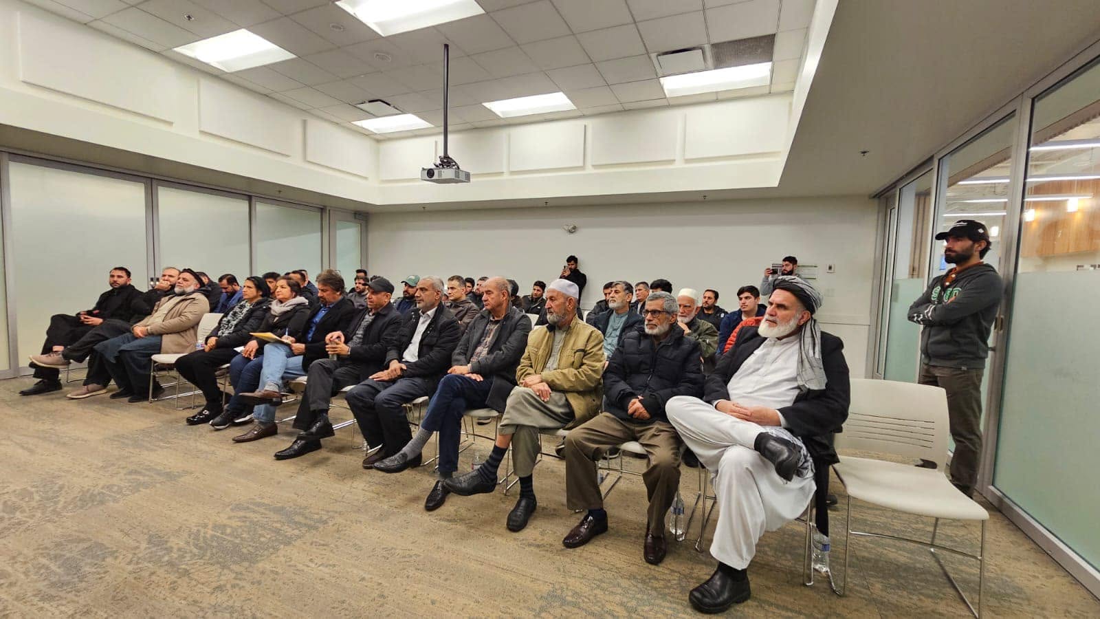 Afghan community elders and youth